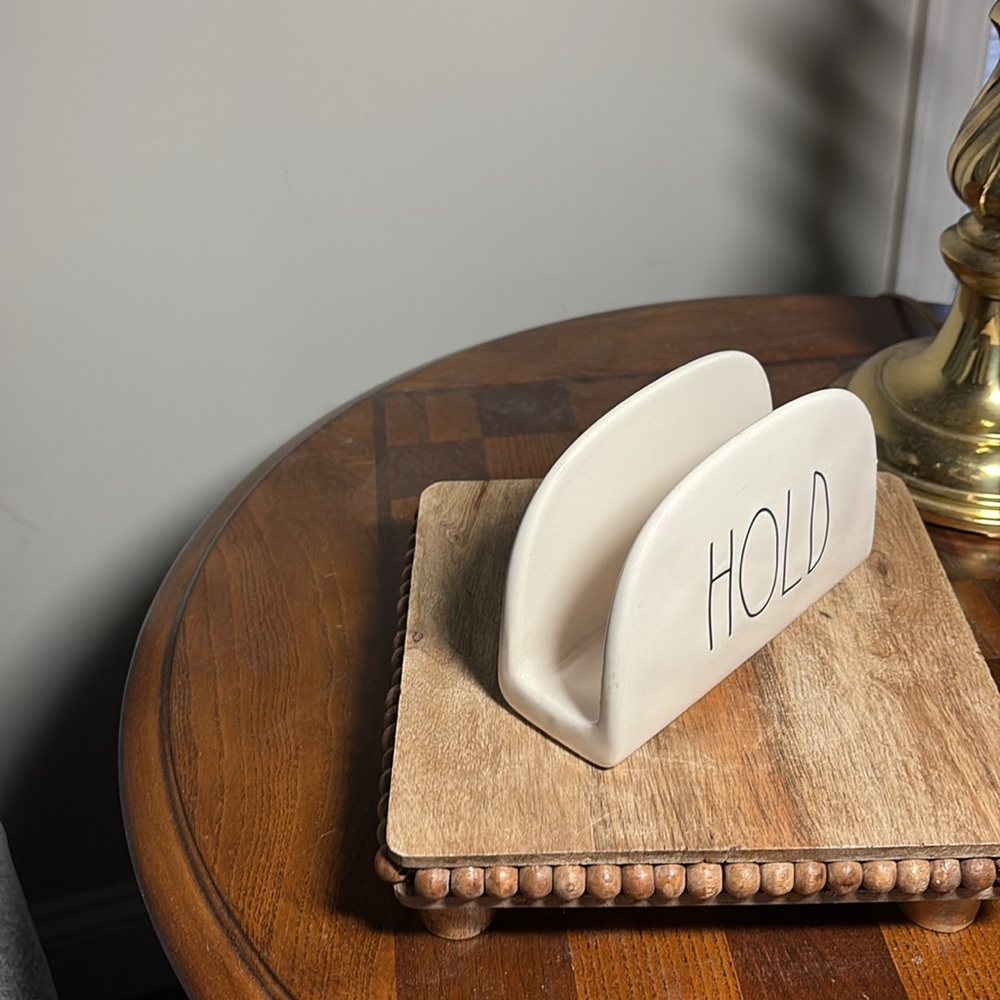 Rae Dunn napkin holder - Picture 2 of 3